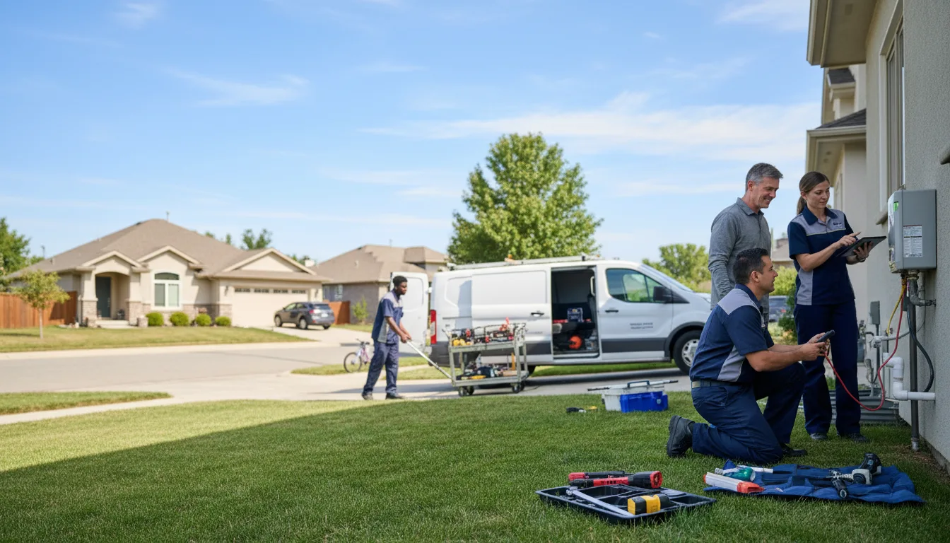 Tankless water heater service in Murphy, TX
